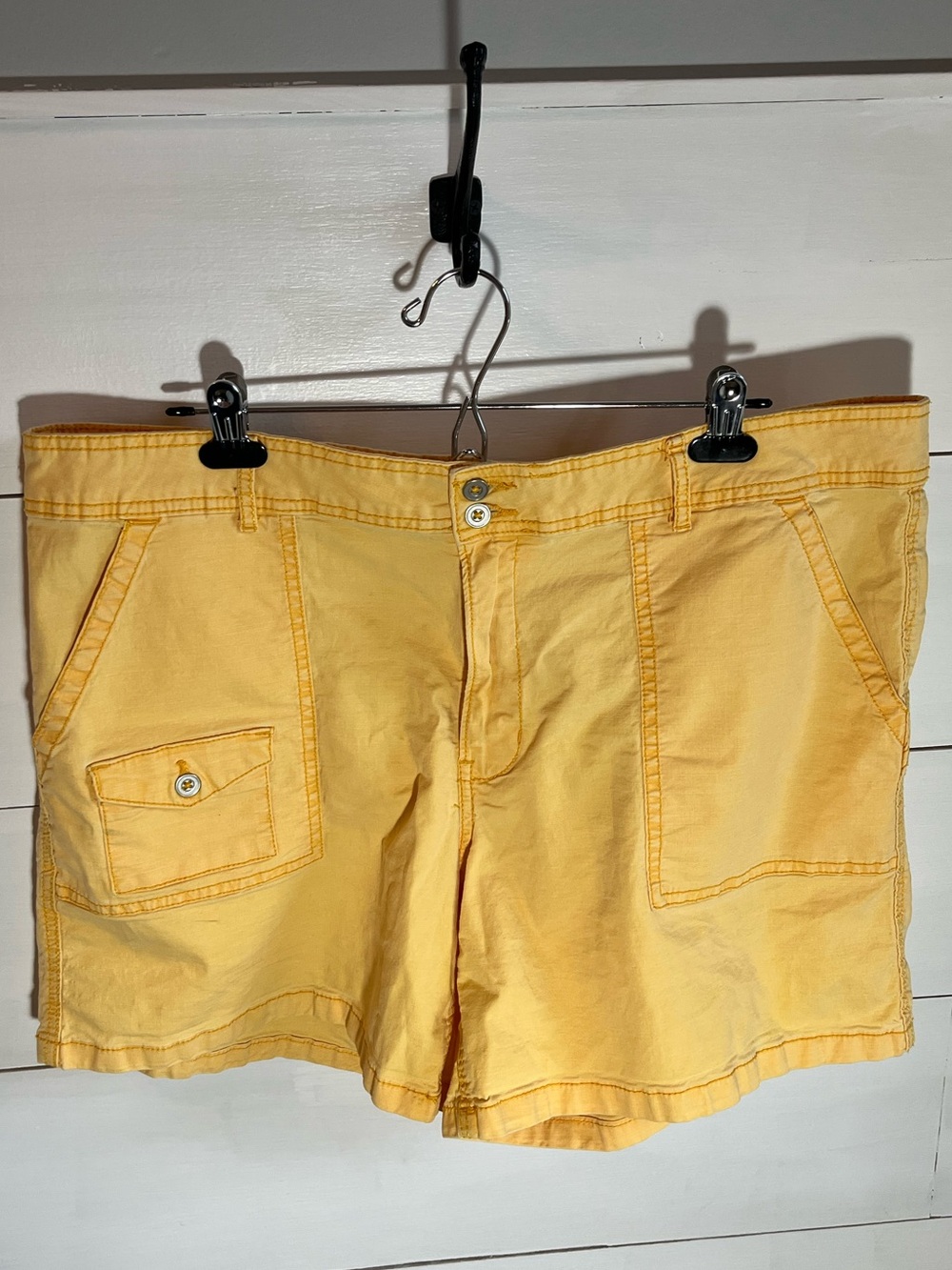 Jordache Sunshine Yellow Casual Shorts